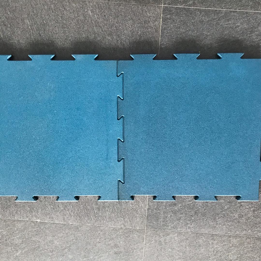 Gym Rubber Flooring Tiles Interlocking Thick High density Sports Rubber Puzzle Mats Painting Series Composite