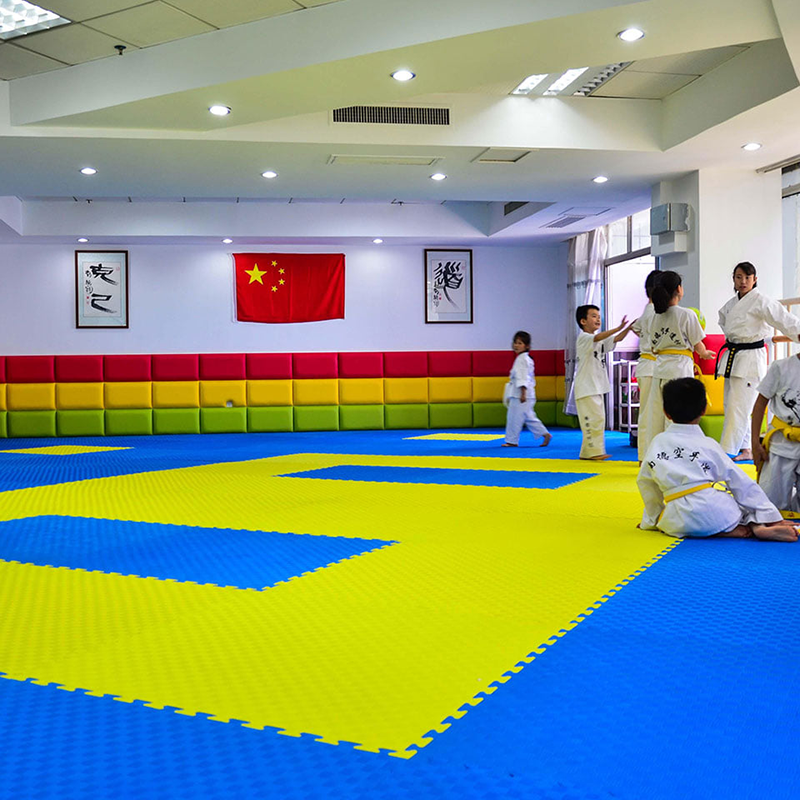 Linyi Queen eva taekwondo tatami puzzle mats 100X100X1.2CM