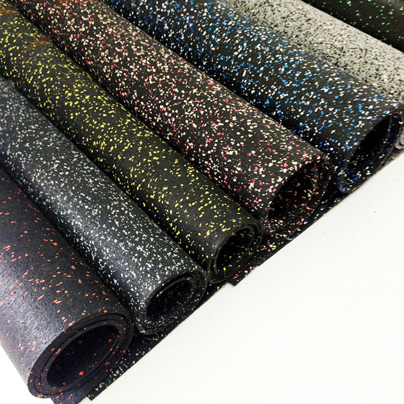 EPDM Rubber Flooring Roll commercial thermal insulation rubber mats for gym covering sheet flooring sports play gym mat fitness rubber