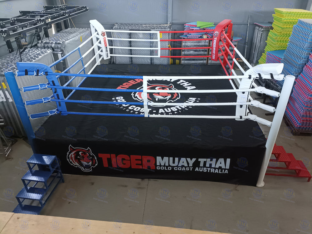 Custom Competition‑Grade Boxing Rings: From Concept Render to Fully‑Assembled Finished Product