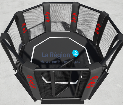 MMA UFC Octagon Cage Customized Size Logo Taekwondo Karate Wrestling Judo MMA Cage ONEMAX Premium Quality    octagon ring  fight cage