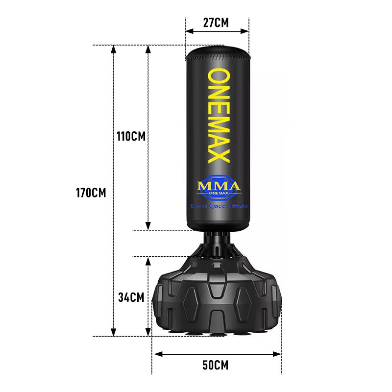 Professional Free Standing Heavy Punching Training Target Kick boxing Bag