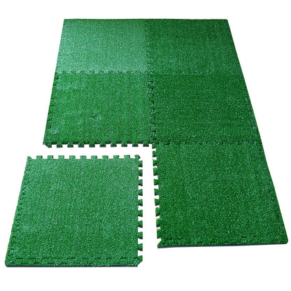 Safety anti-skid lawn tiles natural artificial grass carpet mat green carpet